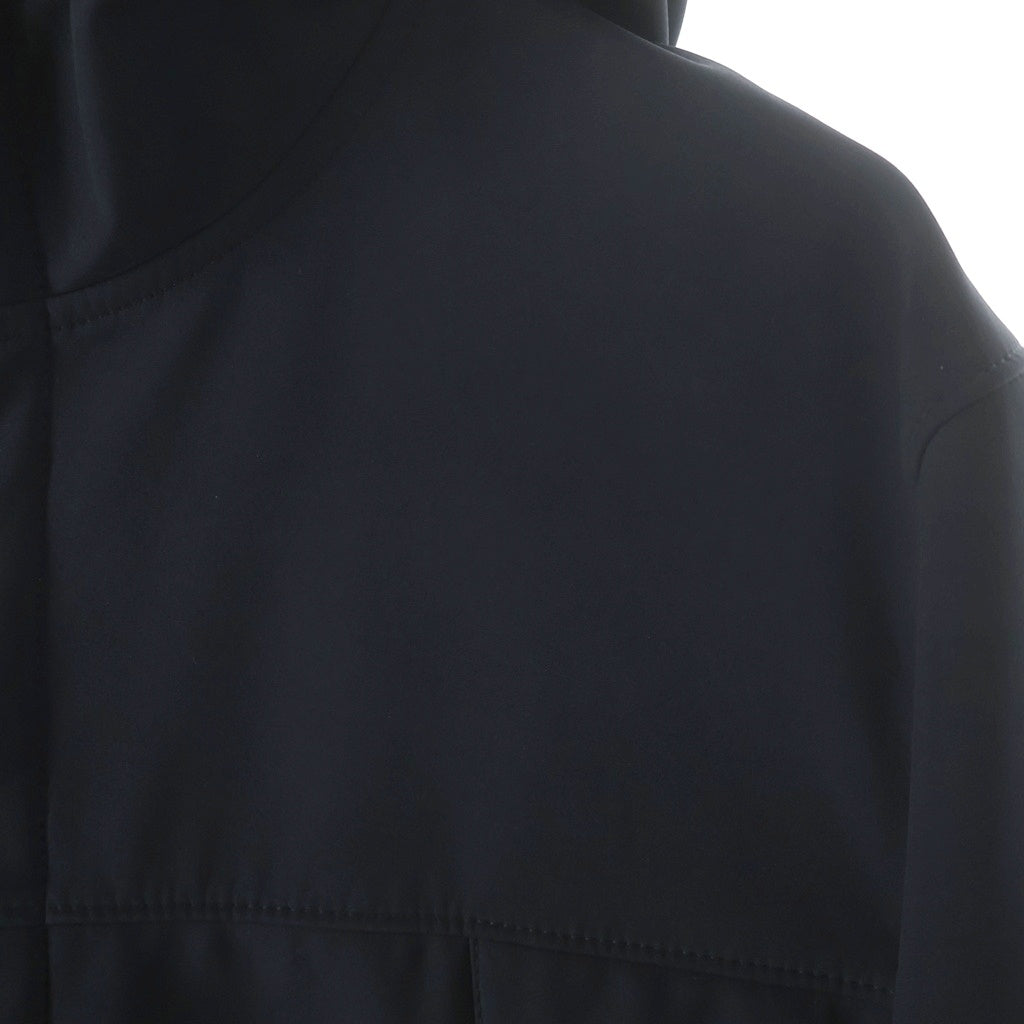 STONE ISLAND(ストーンアイランド) LIGHT SOFT SHELL ライトソフトシェル ジップアップフーデットジャケット ブラック 801540227