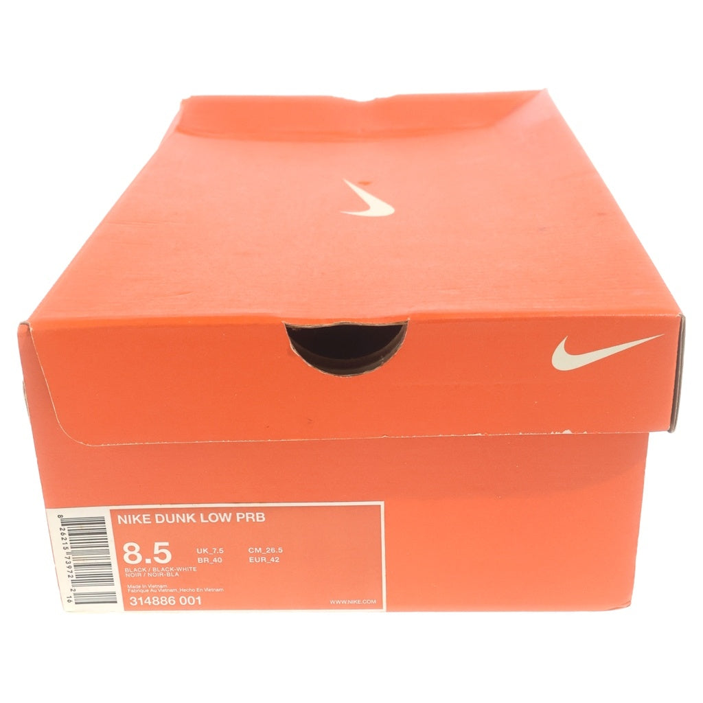 NIKE(ナイキ) ×FRAGMENT DUNK LOW PRB POLKA DOT PACK BLACK フラグメント ダンク ロー ポルカドットパック ローカットスニーカー ブラック/ホワイト US8.5/26.5cm