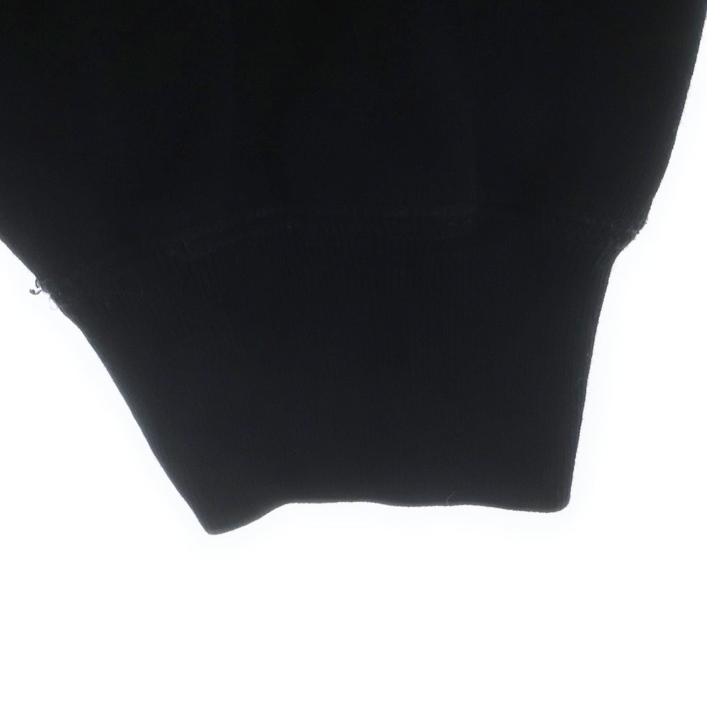 THE BLACK EYE PATCH(ブラックアイパッチ) OG LETHER LABEL HOODIE レザー ラベルロゴ プルオーバーパーカー フーディー ブラック