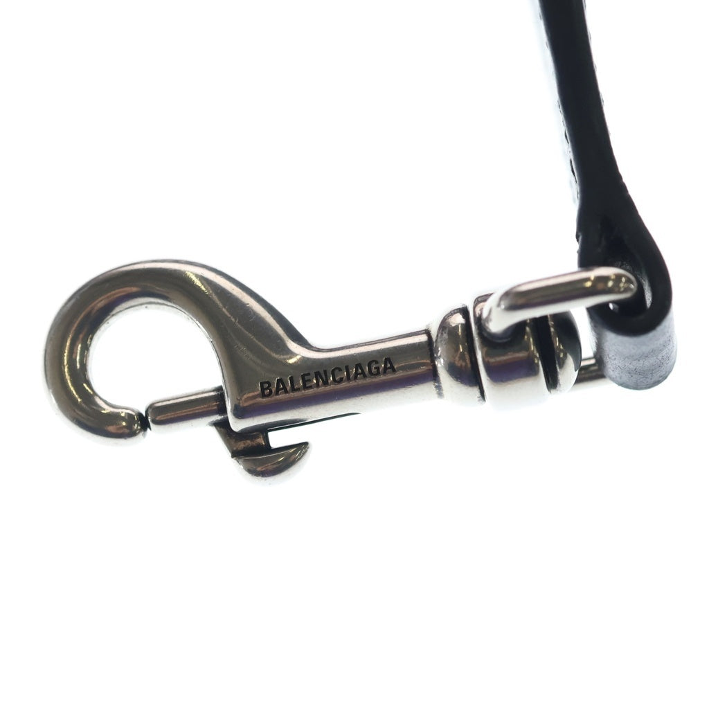 BALENCIAGA(バレンシアガ) BLACK LOGO WEBBING CAMERA STRAP ロゴカメラストラップ ブラック/レッド