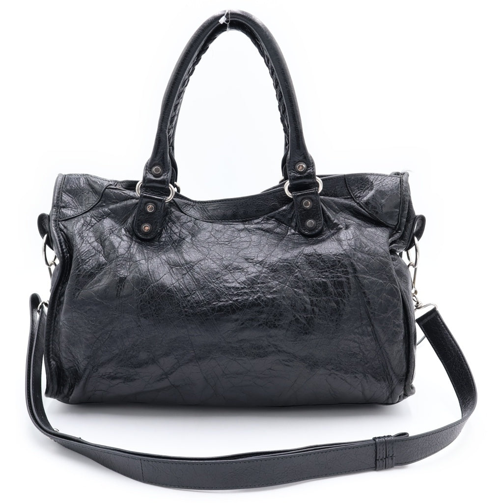 BALENCIAGA(バレンシアガ) LE CITY シティ ミディアムレザーバック ブラック 823058-1000 レディース