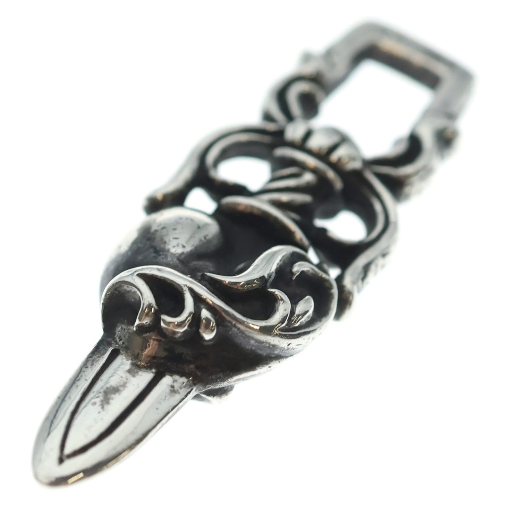 CHROME HEARTS(クロムハーツ) DAGGER HEART ダガーハート ペンダントトップ シルバー BCA243