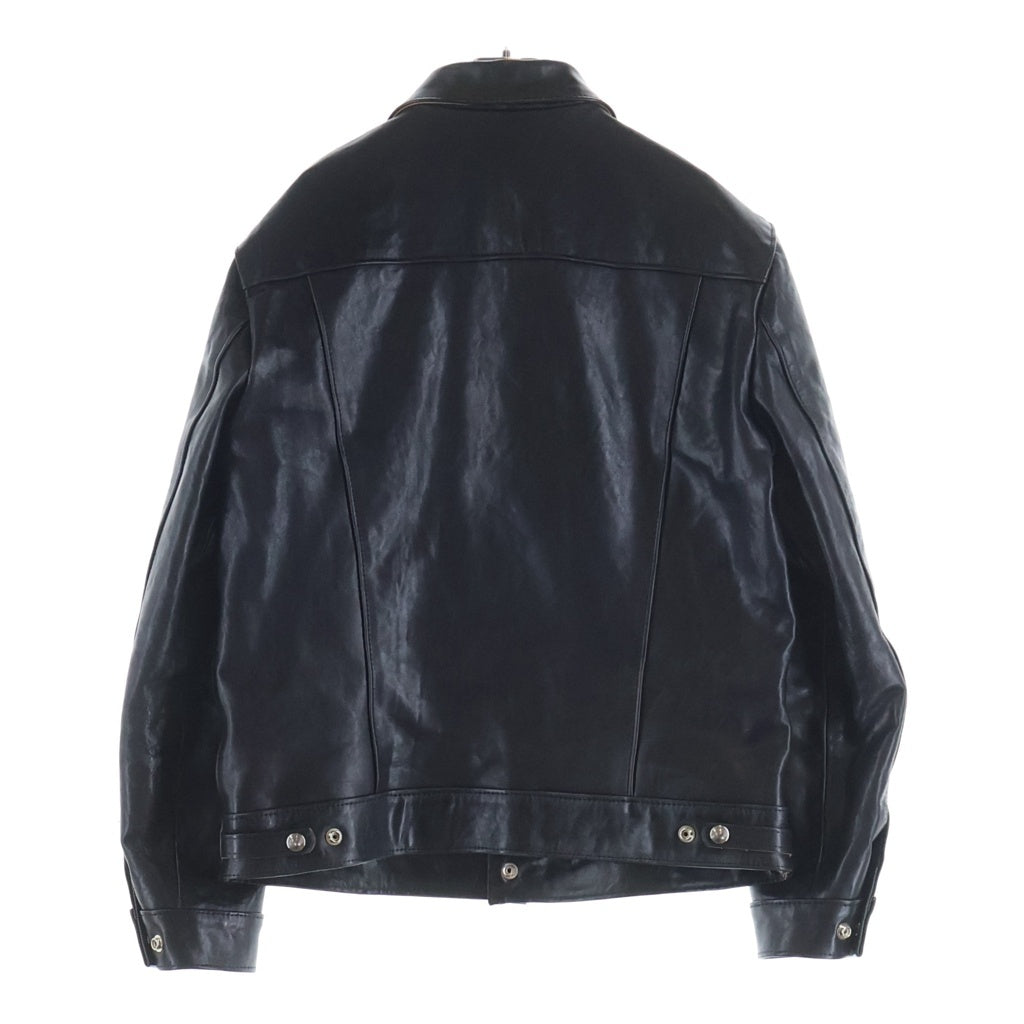Lewis Leathers(ルイスレザー) WESTERN JACKET ウエスタンジャケット ベジタブル カウハイド レザージャケット ブラック