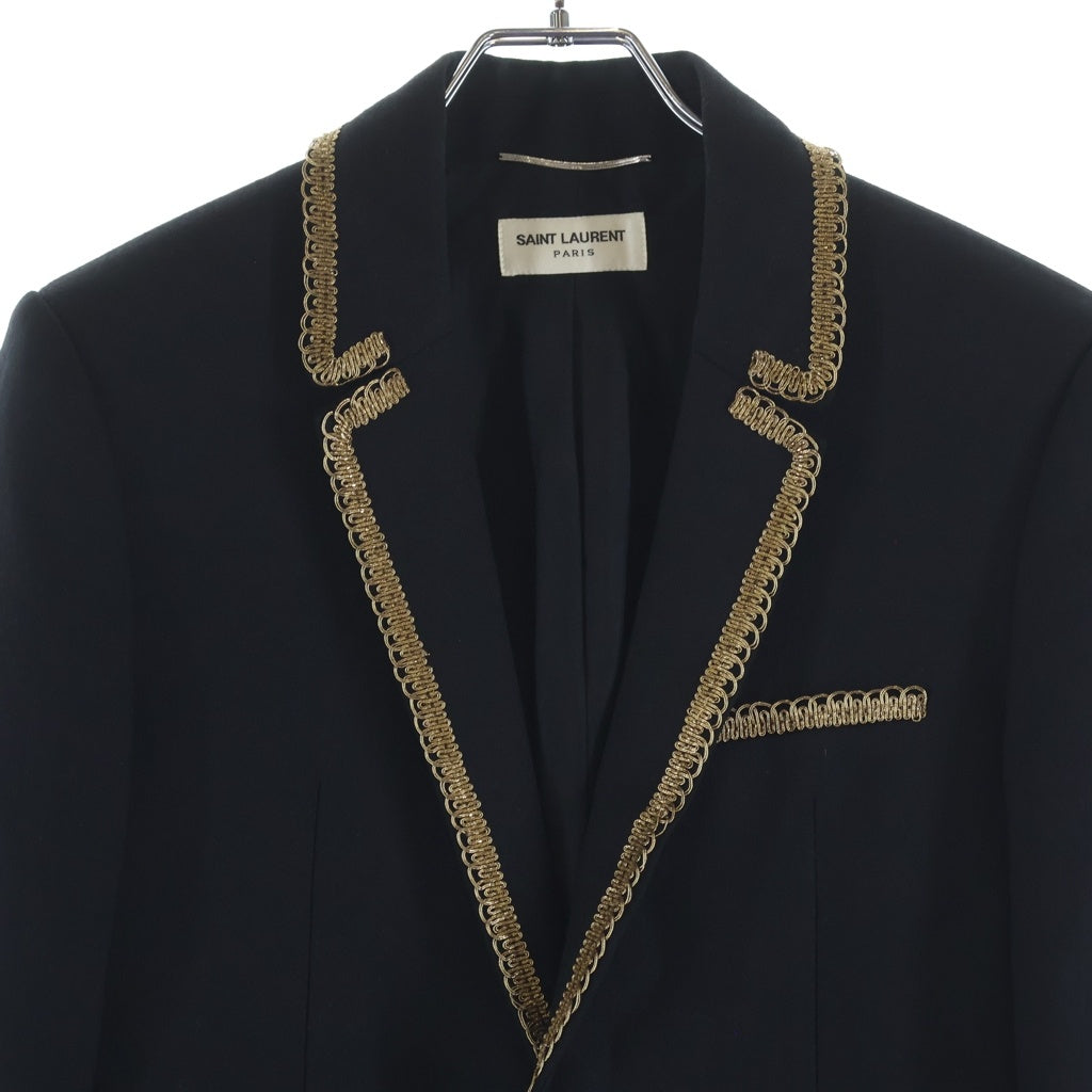 SAINT LAURENT PARIS(サンローランパリ) 18SS ナポレオン テーラードジャケット ブラック 554316 Y519U