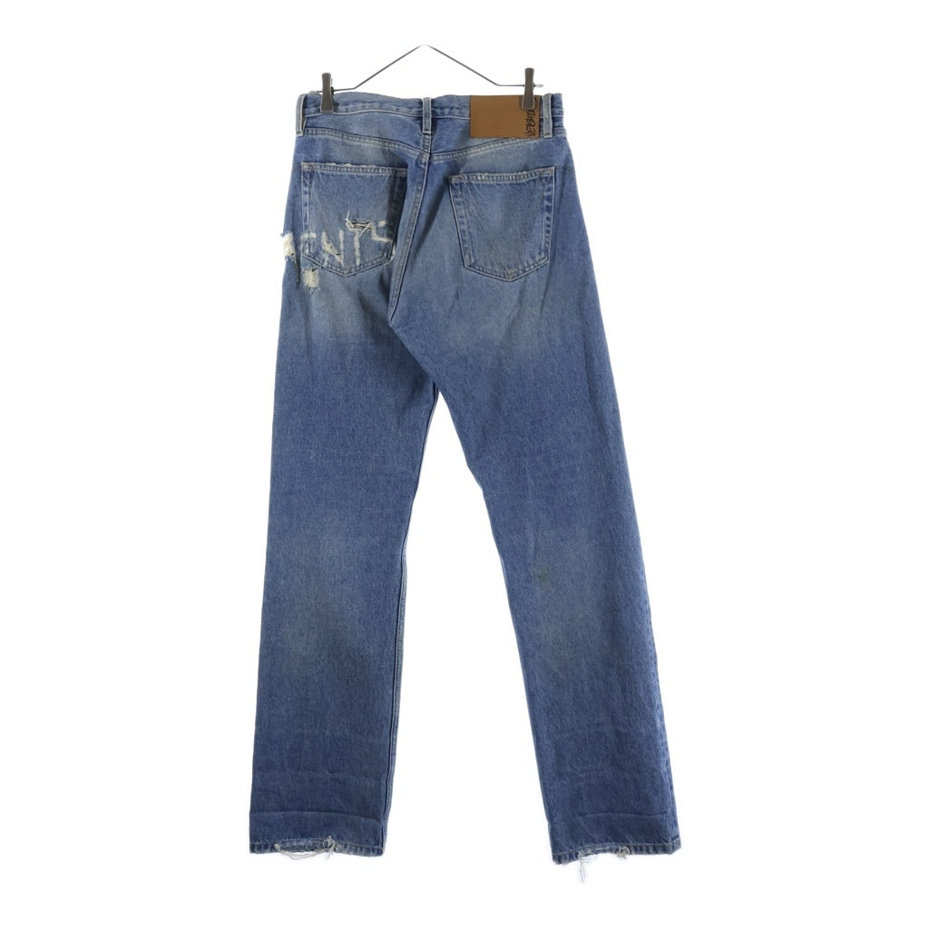 VETEMENTS(ヴェトモン) 20SS Light Blue Anarchy Jeans ライトブルー アナーキー ジーンズ デニムパンツ インディゴ MAH20PA010