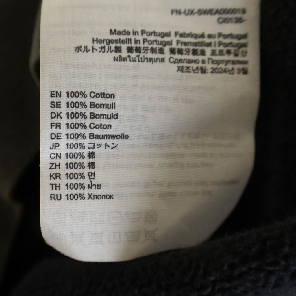 Acne Studios(アクネ ストゥディオズ) 25AW GARMENT DYE SWEAT HOODIE ガーメント ダイ プルオーバースウェットパーカー フーディー グレー FN-UX-SWEA000019