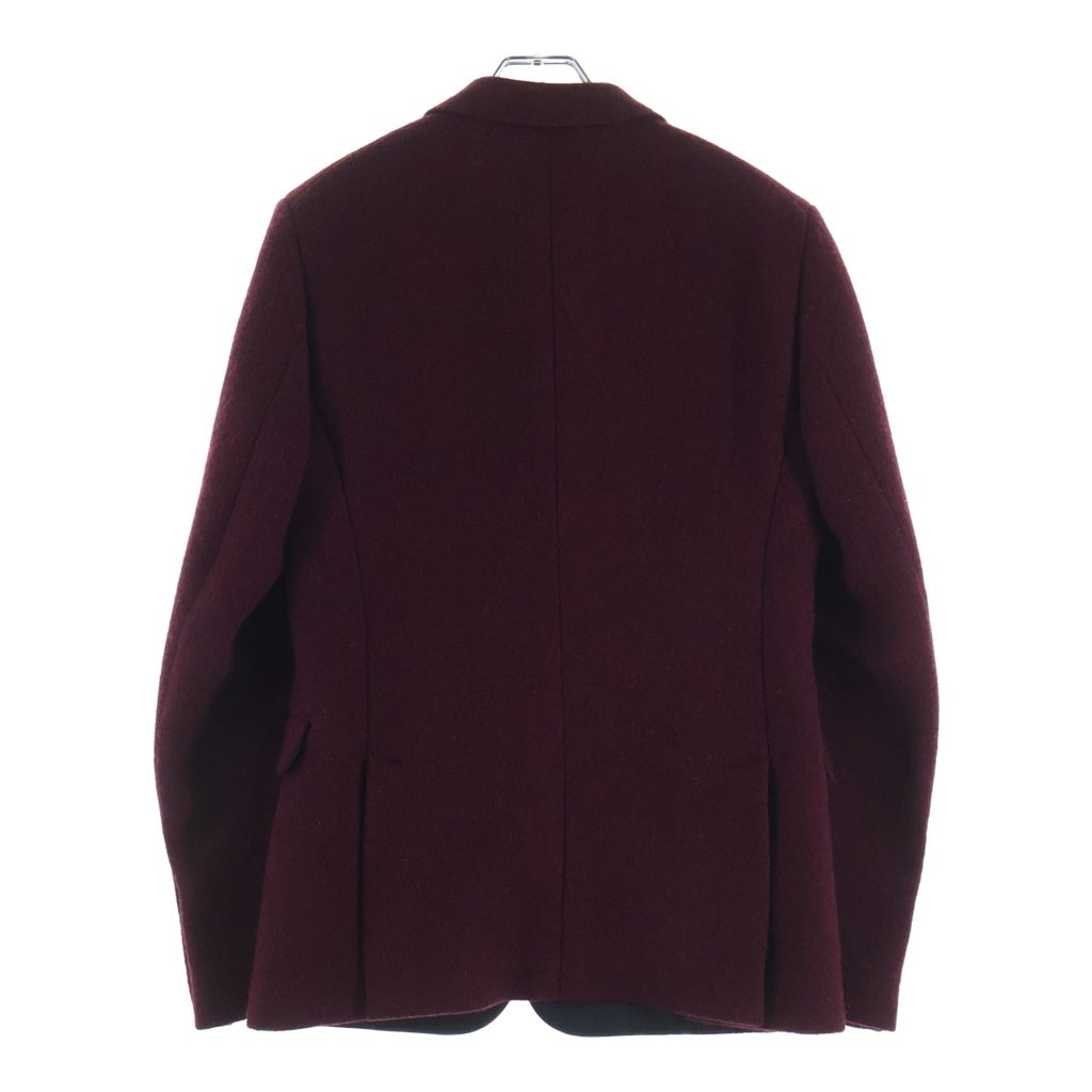 VALENTINO(ヴァレンティノ) ウール シングルブレスト セットアップ テーラードジャケット スラックス レッド
