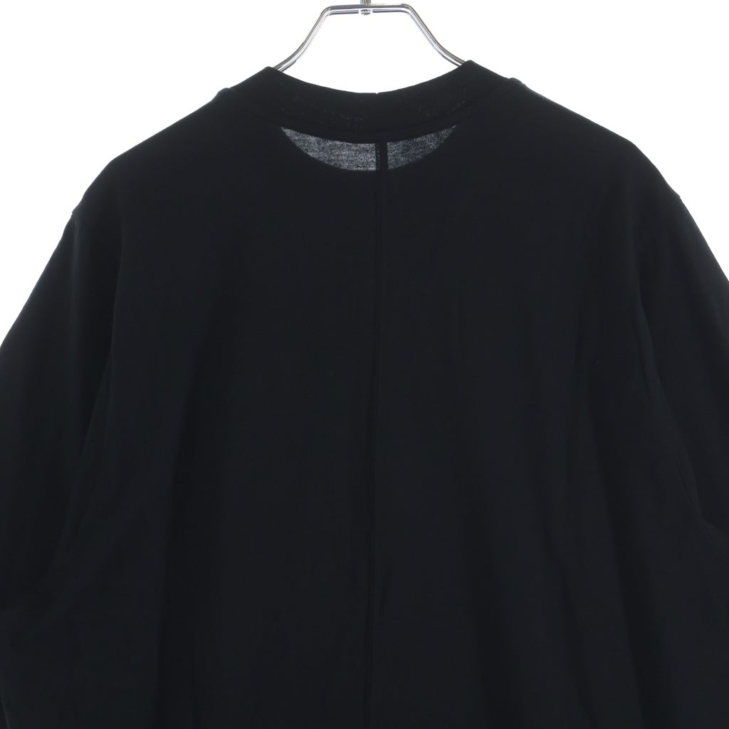 DRKSHDW(ダークシャドウ) 25SS HOLLYWOOD JUMBO T-SHIRT ハリウッド ジャンボ クルーネック半袖カットソーTシャツ ブラック DS01E3204-RNEP2