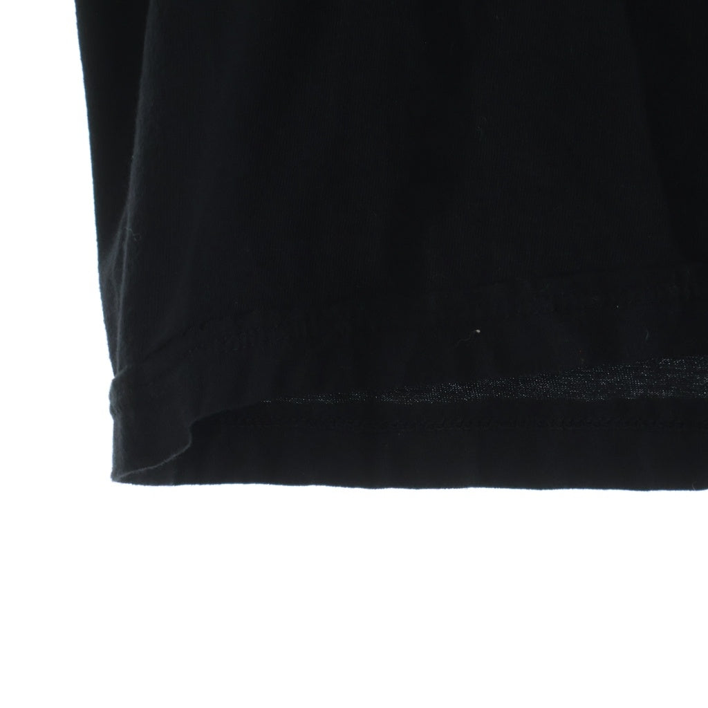 DRKSHDW(ダークシャドウ) 25SS HOLLYWOOD JUMBO T-SHIRT ハリウッド ジャンボ クルーネック半袖カットソーTシャツ ブラック DS01E3204-RNEP2