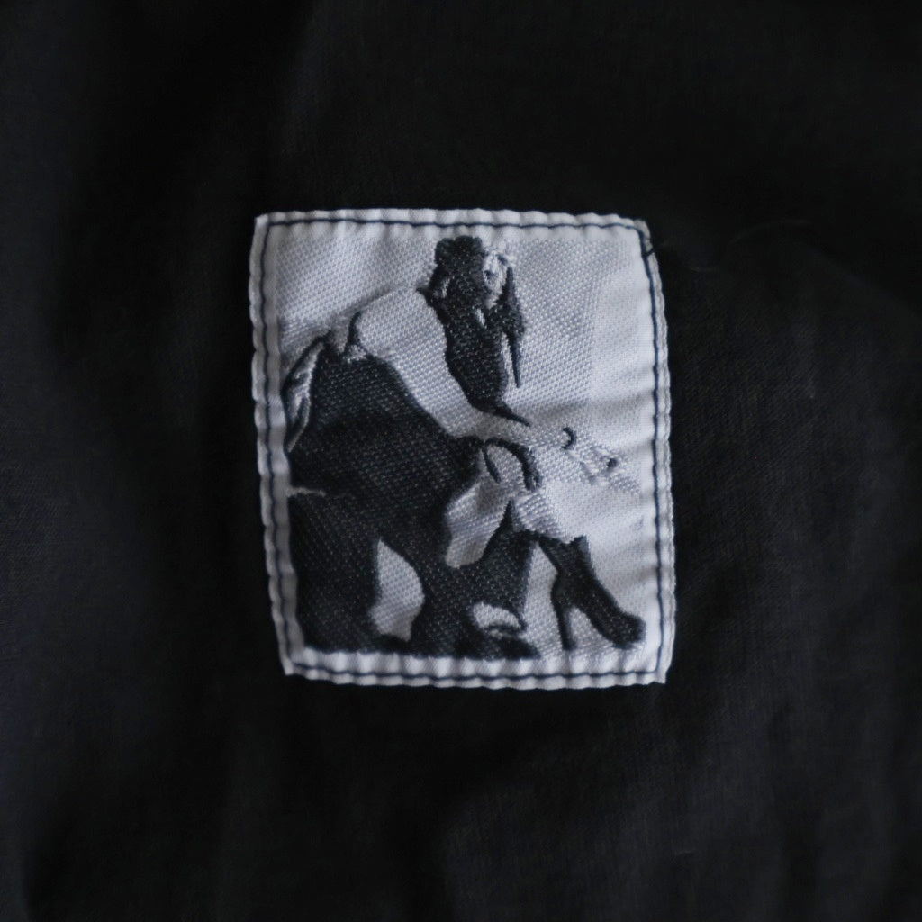 DRKSHDW(ダークシャドウ) 25SS HOLLYWOOD JUMBO T-SHIRT ハリウッド ジャンボ クルーネック半袖カットソーTシャツ ブラック DS01E3204-RNEP2