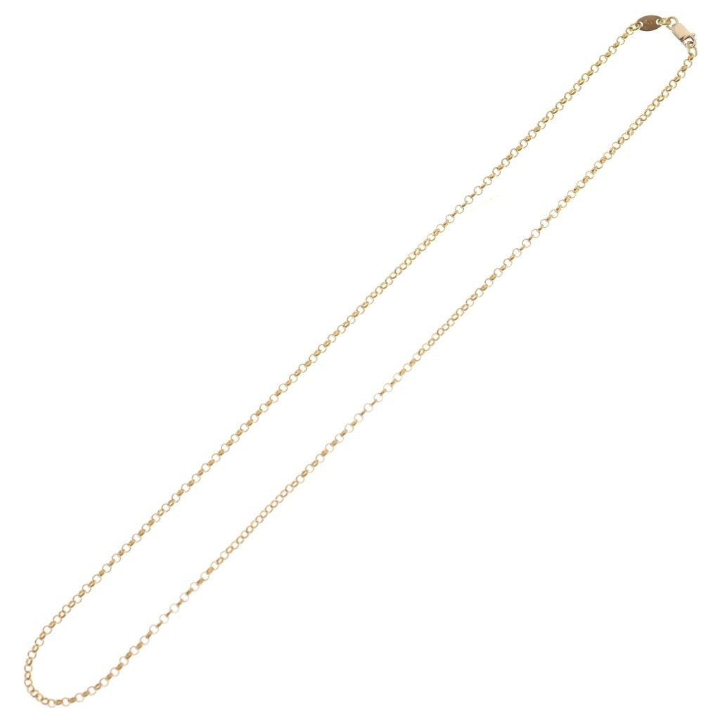 CHROME HEARTS(クロムハーツ) 22K NECKCHAIN R18 ロールチェーンネックレス 18inch ゴールド BCA010
