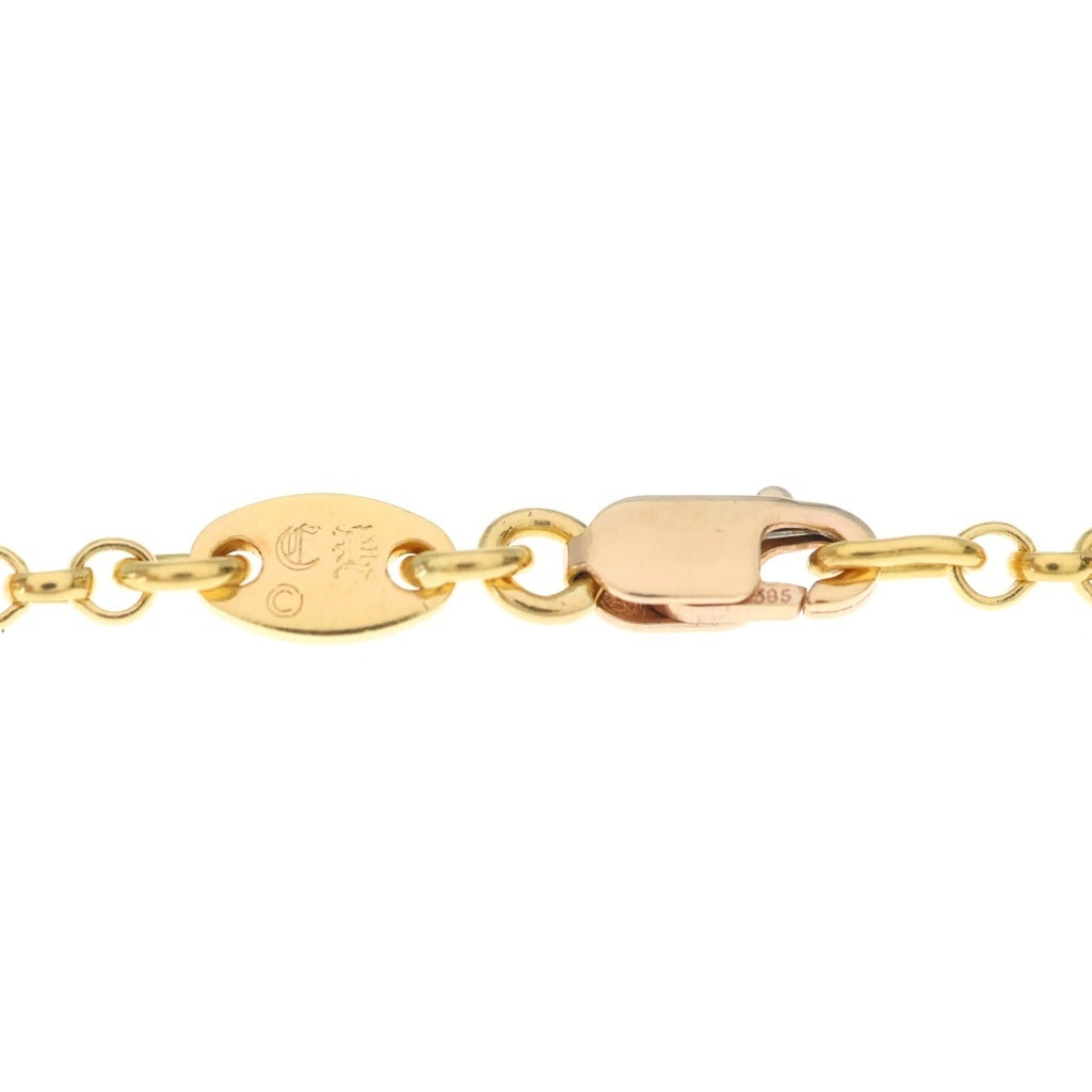 CHROME HEARTS(クロムハーツ) 22K NECKCHAIN R18 ロールチェーンネックレス 18inch ゴールド BCA010