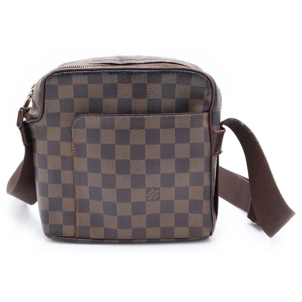 LOUIS VUITTON(ルイヴィトン) ダミエ・エベヌ オラフPM ショルダーバッグ ブラウン M41442 レディース