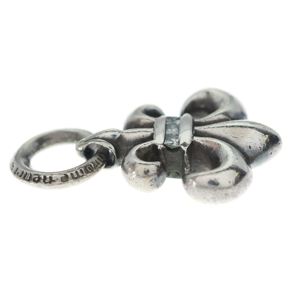 CHROME HEARTS(クロムハーツ) BS FLUER CHARM BSフレア チャーム バケットダイヤ ネックレストップ シルバー BCA423