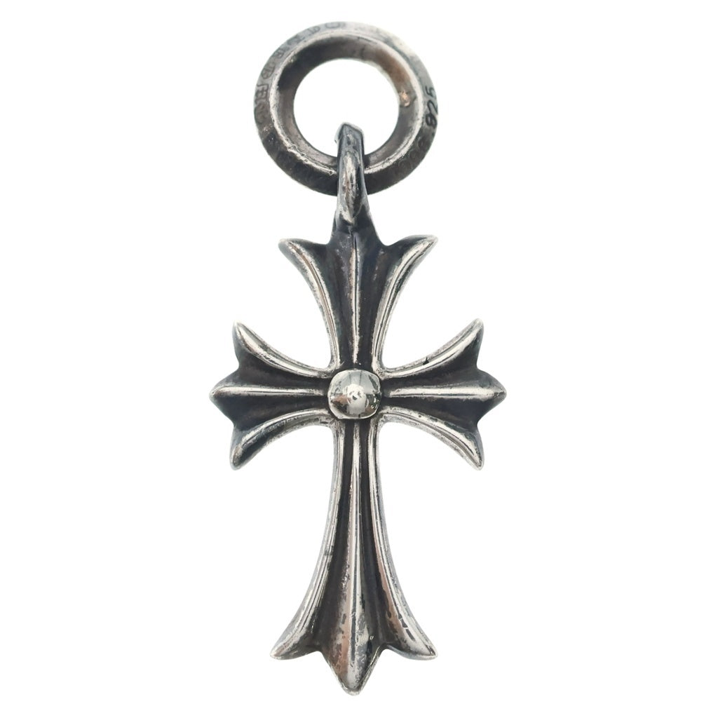 CHROME HEARTS(クロムハーツ) TINY CH CROSS タイニーCHクロス チャーム ネックレストップ シルバー BCA382