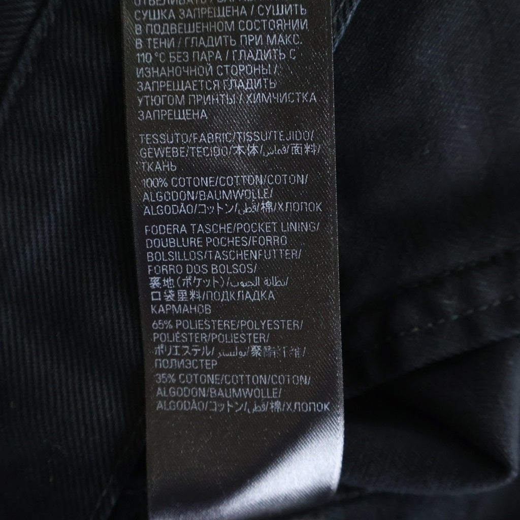 BALENCIAGA(バレンシアガ) オーバーサイズ テープロゴデニムジャケット ブラック 736738 TNW11