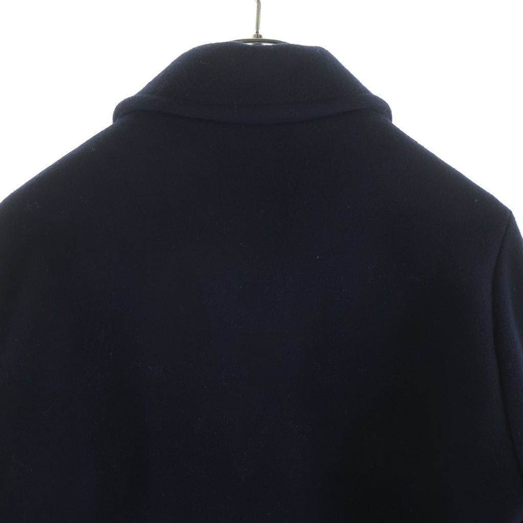 A BATHING APE(アベイシングエイプ) ウールメルトンジャケット ジップアップブルゾン ネイビー