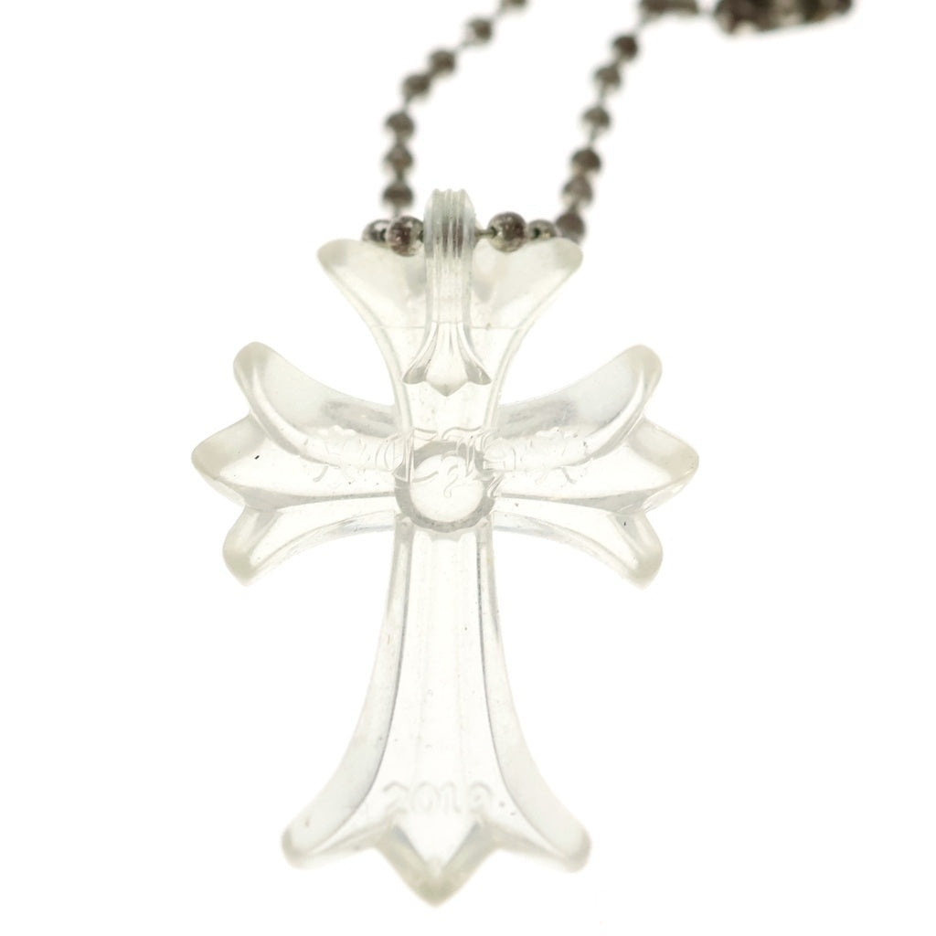 CHROME HEARTS(クロムハーツ) 20th anniv. RUBBER CH CRS SML 青山20周年記念 ラバー スモール CHクロス シリコン クリア ネックレス クリア