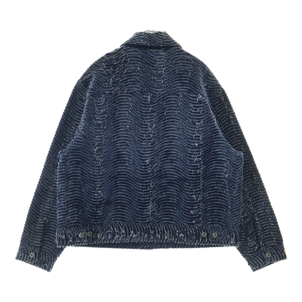 MYne(マイン) 23SS Wave Denim Jacket ウェーブデニムジャケット インディゴ