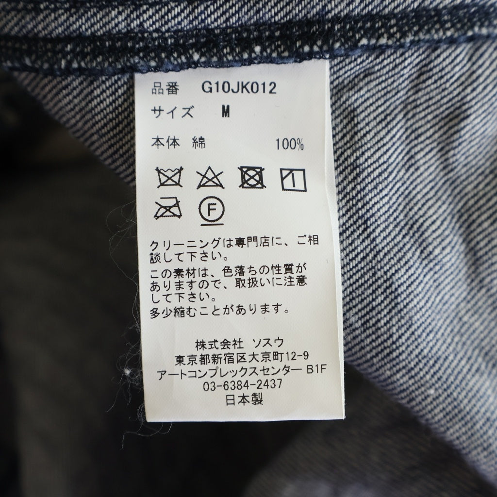 MYne(マイン) 23SS Wave Denim Jacket ウェーブデニムジャケット インディゴ