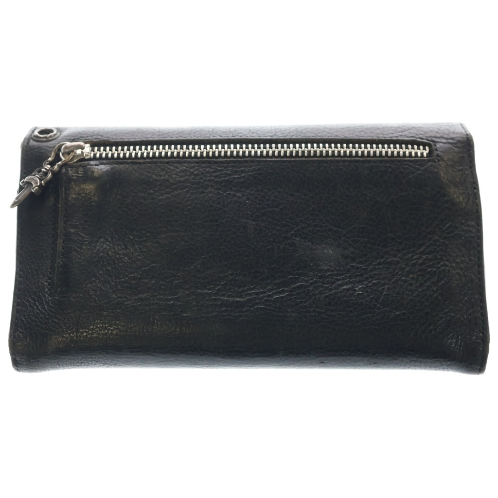 CHROME HEARTS(クロムハーツ) WAVE ウェーブ レザーウォレット 財布 ブラック