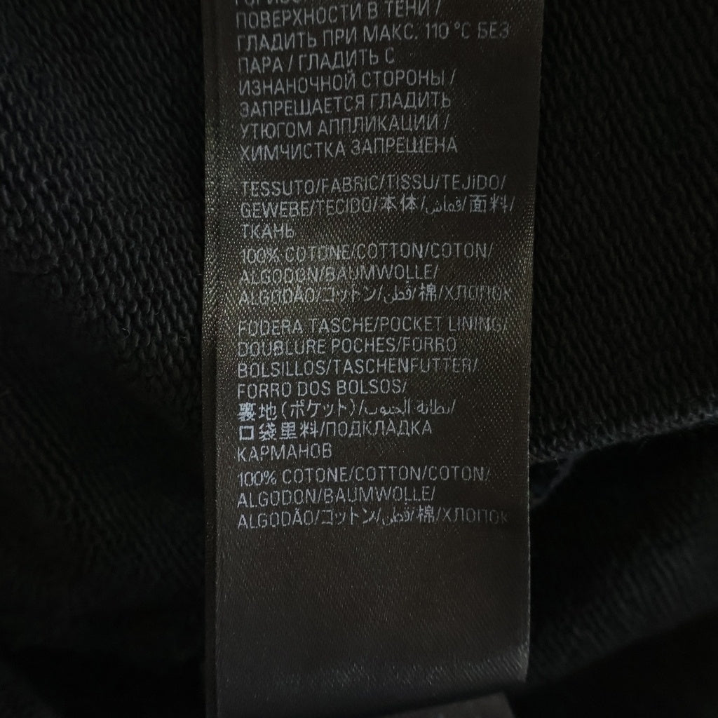 BALENCIAGA(バレンシアガ) ロゴラインストーン ダメージ加工 スウェットショートパンツ ブラック 676137 TQVY1