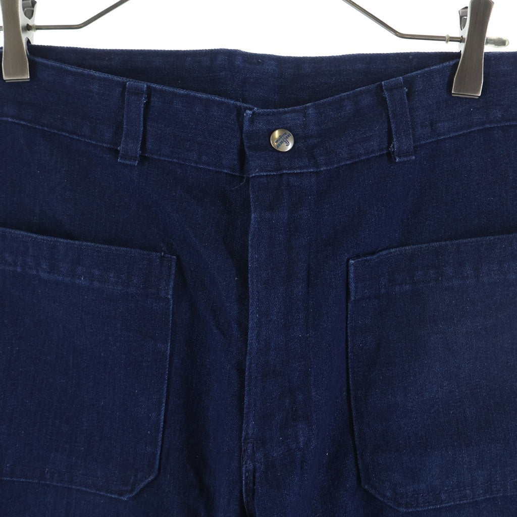 NO BRAND(ノーブランド) SEAFERER ユーティリティ ブーツカットデニムセーラーパンツ インディゴ