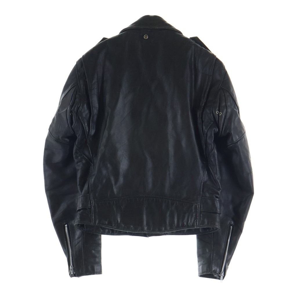SCHOTT(ショット) 80S VINTAGE 618 RIDERS USA製 バイカータグ ヴィンテージ レザー ダブルライダースジャケット ブラック
