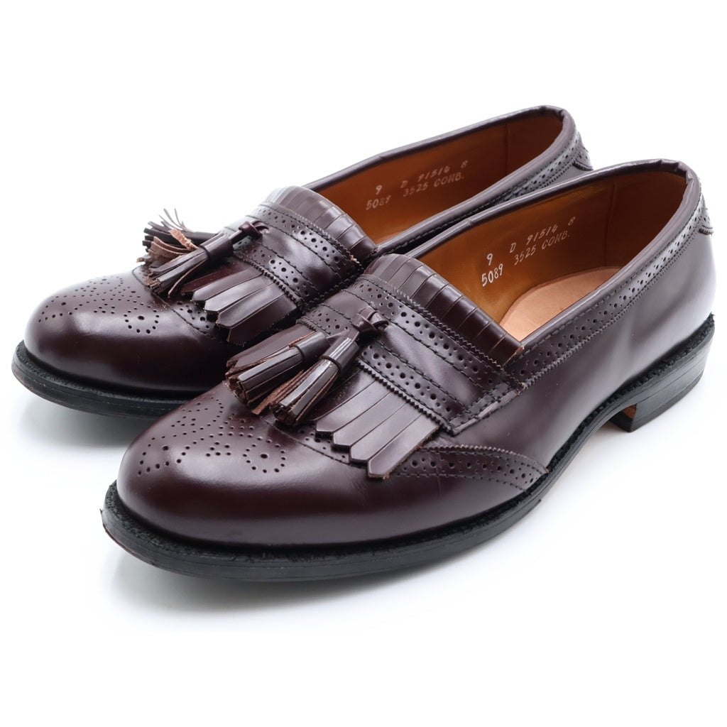 Alden(オールデン) ウィングチップ キルトタッセルローファー ブラウン