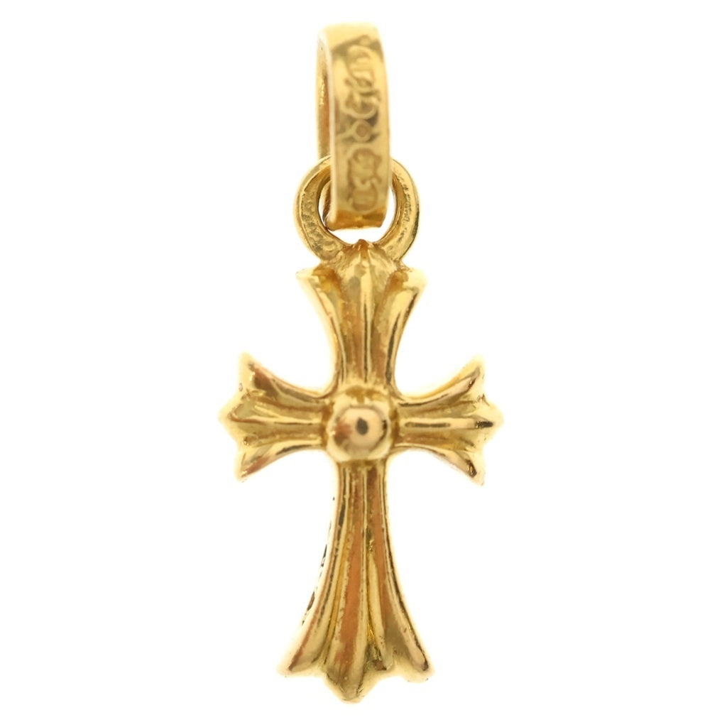 CHROME HEARTS(クロムハーツ) 22K CRS BBYFAT P/DIA ベイビーファットクロス PAVEダイヤ ペンダントトップ ゴールド BCA035