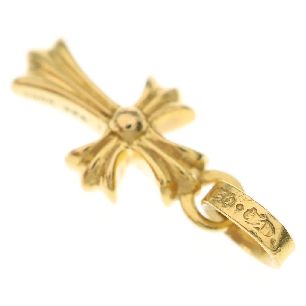 CHROME HEARTS(クロムハーツ) 22K CRS BBYFAT P/DIA ベイビーファットクロス PAVEダイヤ ペンダントトップ ゴールド BCA035
