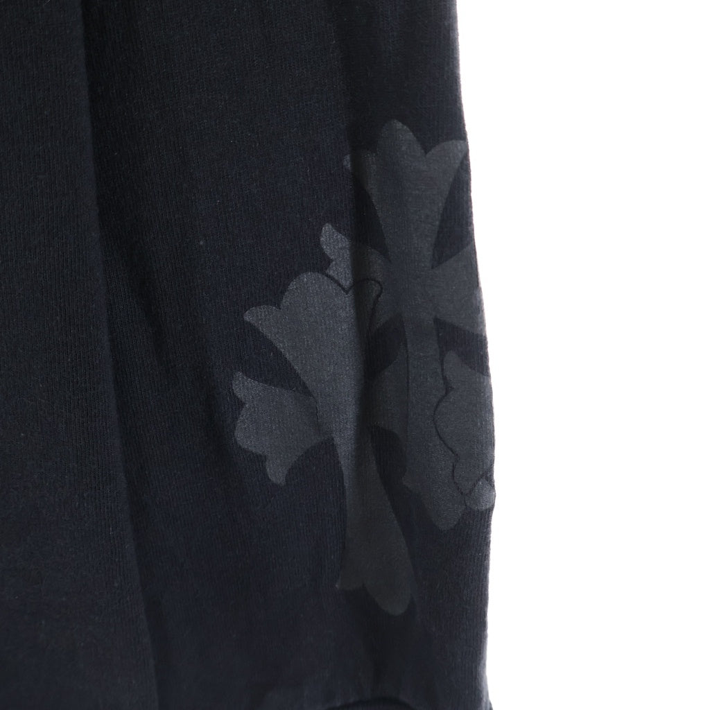 CHROME HEARTS(クロムハーツ) CH TSHRT/3 セメタリークロスプリントロングスリーブ Tシャツ カットソー ブラック