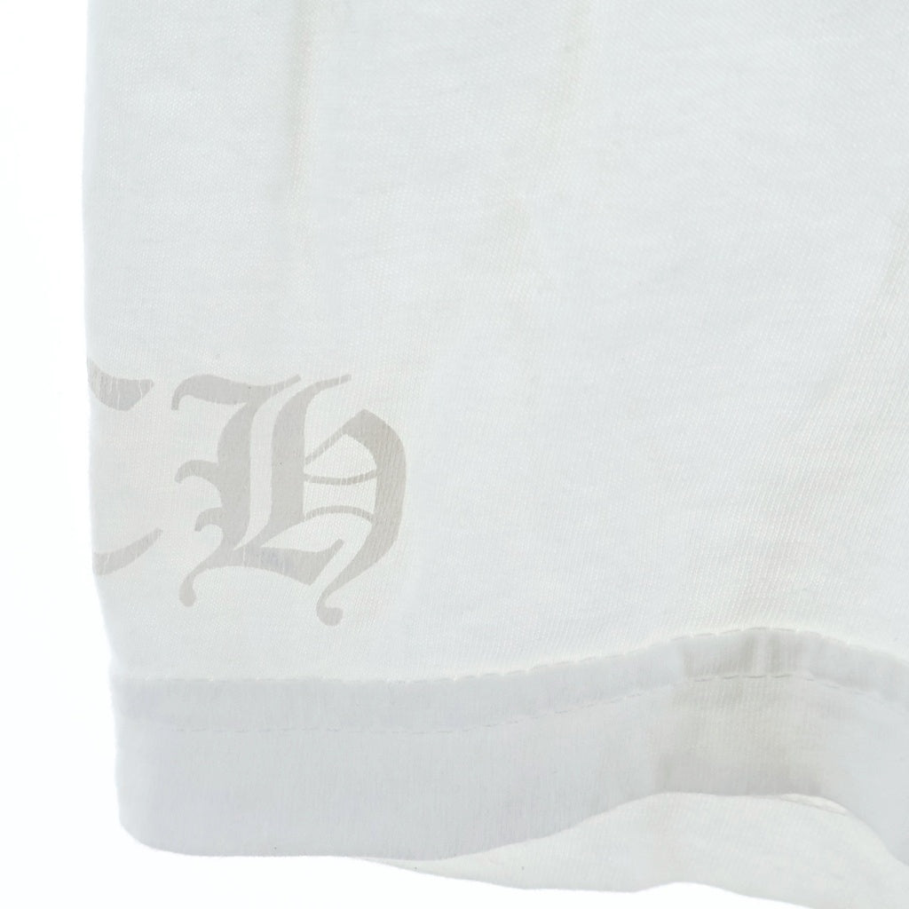 CHROME HEARTS(クロムハーツ) SH S/S バックCH クロス ホースシュー プリント 半袖Tシャツ カットソー ホワイト