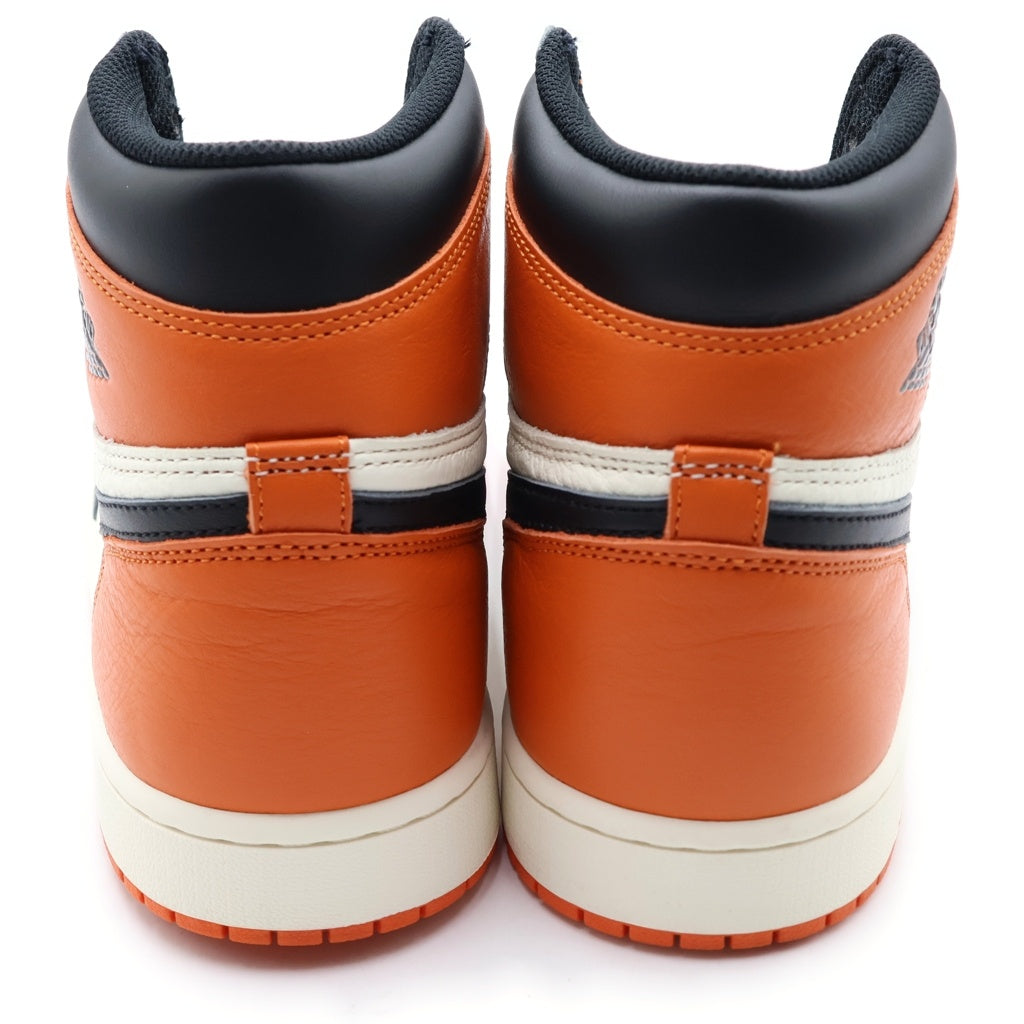 NIKE(ナイキ) AIR JORDAN1 RETRO HIGH OG SHATTERED BACKBOARD エアジョーダン1 レトロ シャッタードバックボード レザーローカットスニーカー US10.5/28.5cm DZ5485-008