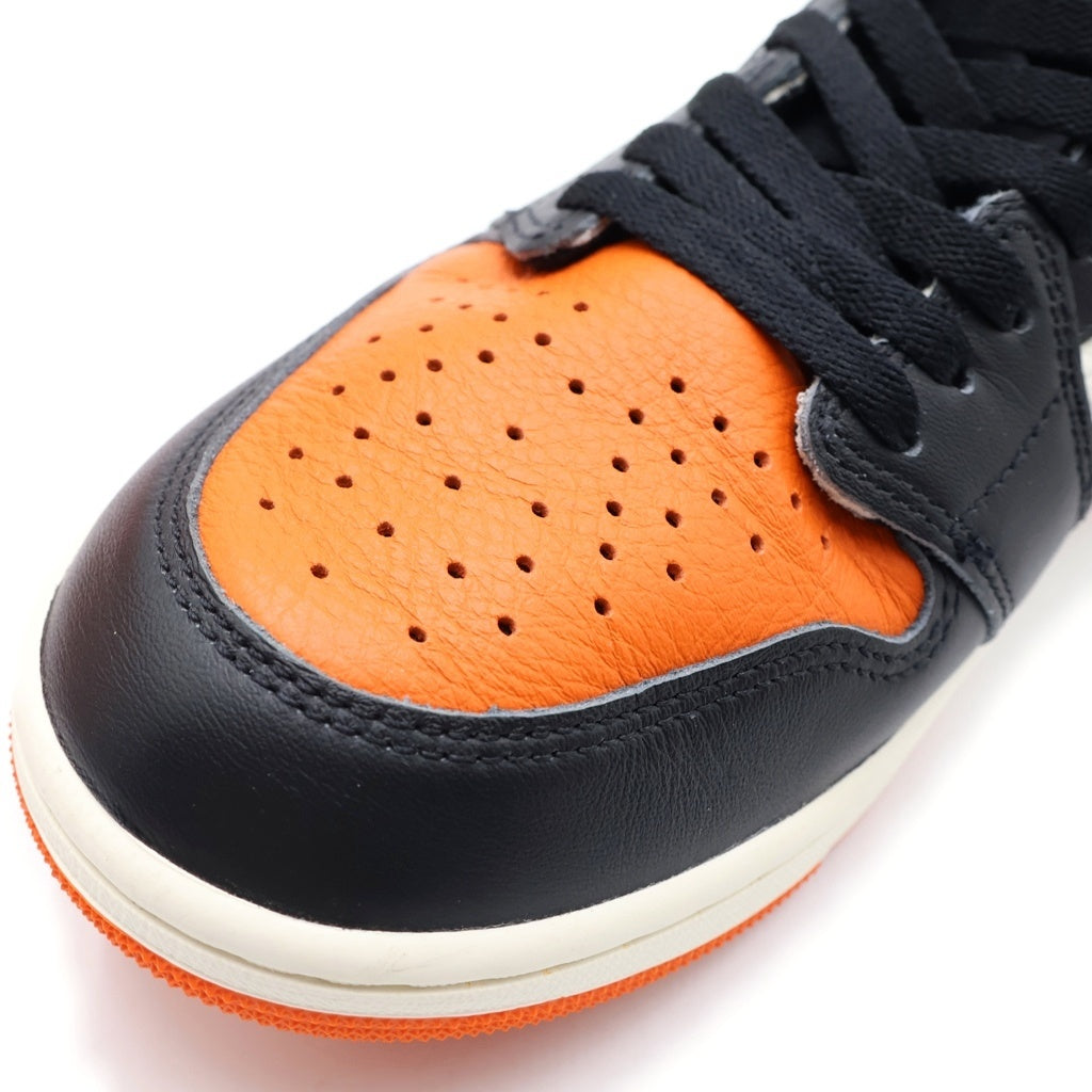 NIKE(ナイキ) AIR JORDAN1 RETRO HIGH OG SHATTERED BACKBOARD エアジョーダン1 レトロ シャッタードバックボード レザーローカットスニーカー US10.5/28.5cm DZ5485-008