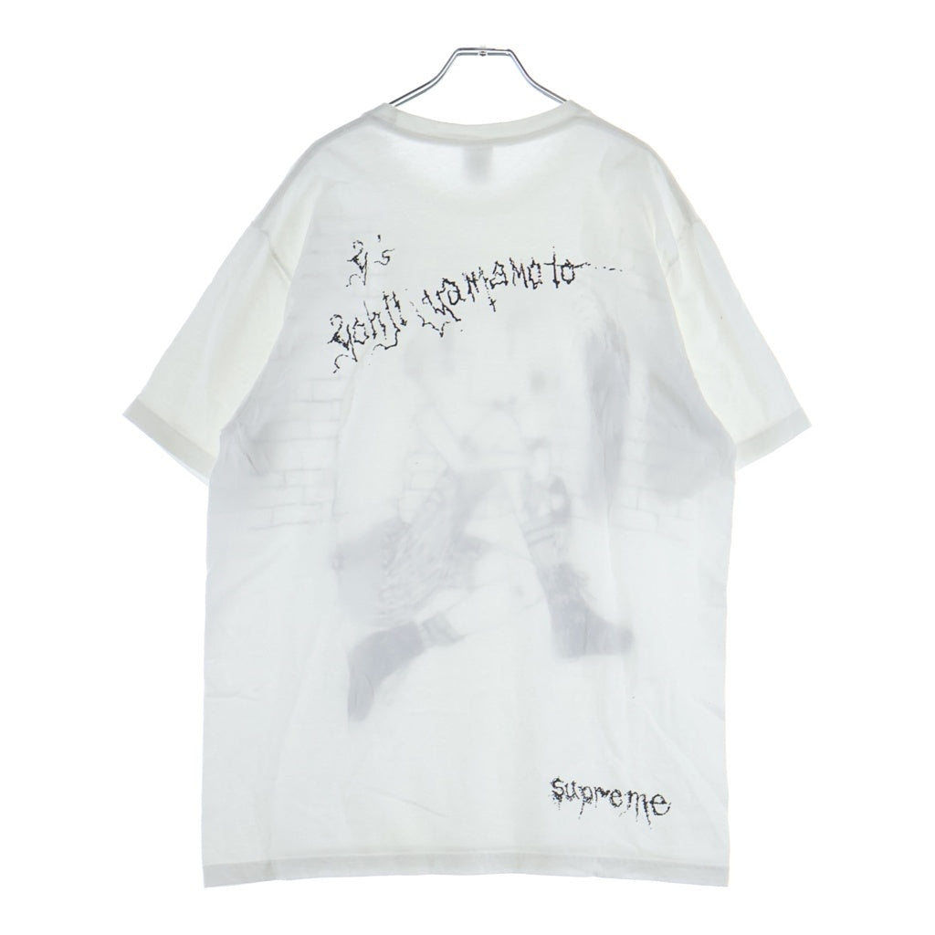SUPREME(シュプリーム) 25AW ×Ys BY YOHJI YAMAMOTO Thinker S/S Tee ワイズ バイ ヨウジヤマモト シンカープリント クルーネック半袖カットソーTシャツ ホワイト