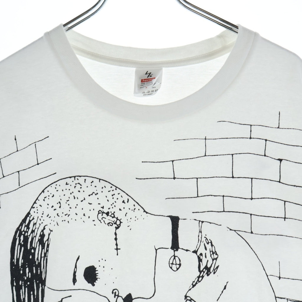 SUPREME(シュプリーム) 25AW ×Ys BY YOHJI YAMAMOTO Thinker S/S Tee ワイズ バイ ヨウジヤマモト シンカープリント クルーネック半袖カットソーTシャツ ホワイト
