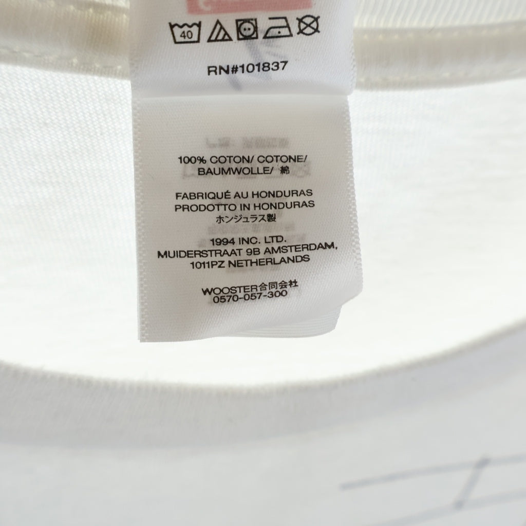 SUPREME(シュプリーム) 25AW ×Ys BY YOHJI YAMAMOTO Thinker S/S Tee ワイズ バイ ヨウジヤマモト シンカープリント クルーネック半袖カットソーTシャツ ホワイト
