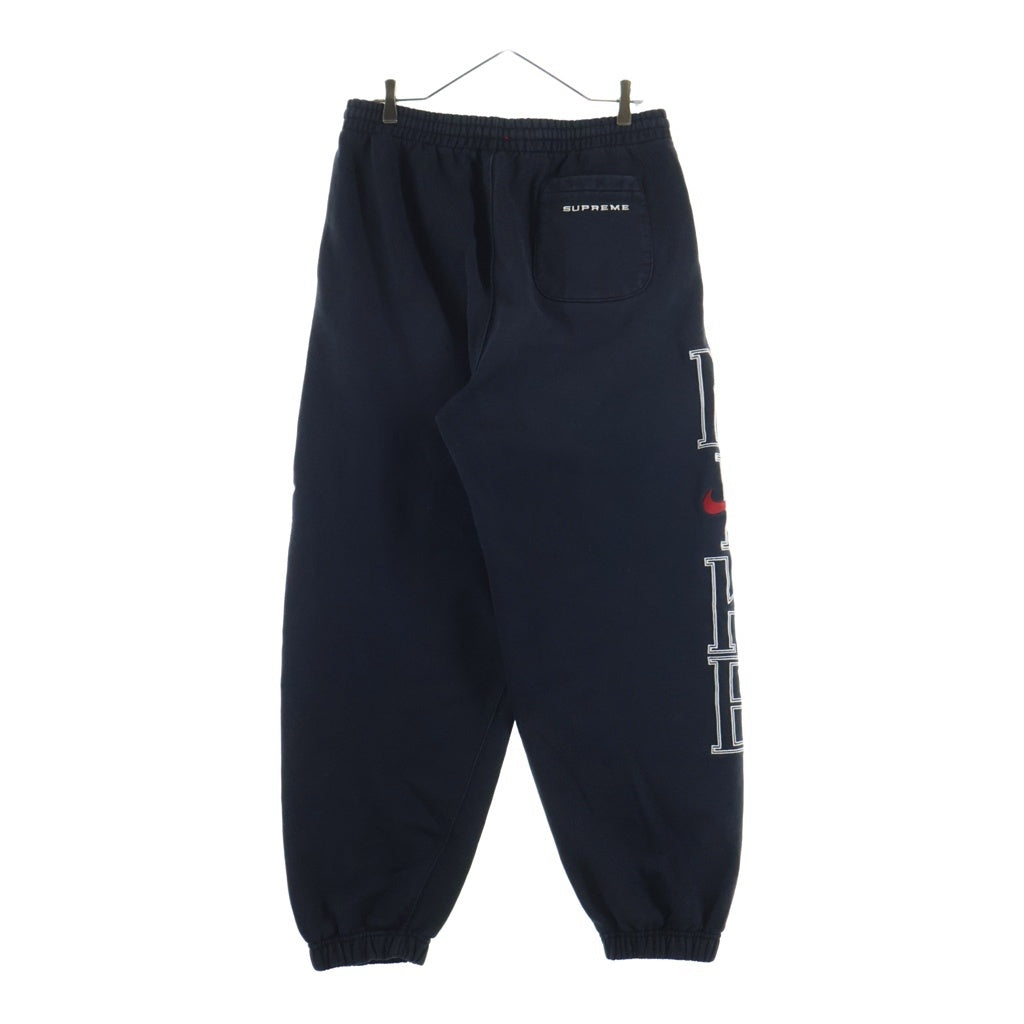 SUPREME(シュプリーム) 24SS× NIKE Sweatpant ナイキ ロゴ刺繍 スウェットパンツ ブラック FQ0768-010