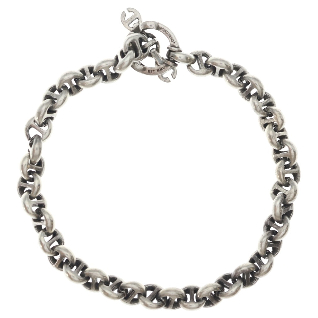 HOORSENBUHS(ホーセンブース) 5MM OPEN-LINK BRACEKET 5ミリ オープンリンク ブレスレット シルバー 6Pダイヤ