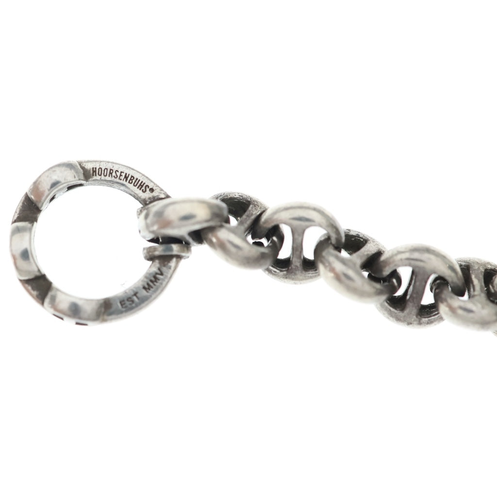 HOORSENBUHS(ホーセンブース) 5MM OPEN-LINK BRACEKET 5ミリ オープンリンク ブレスレット シルバー 6Pダイヤ