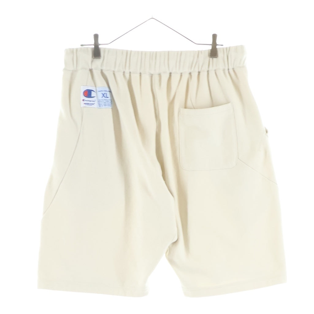 UNDERCOVER(アンダーカバー) ×Champion REVERSE WEAVE リバースウェブ スウェットハーフパンツ ショーツ ベージュ C8-D512