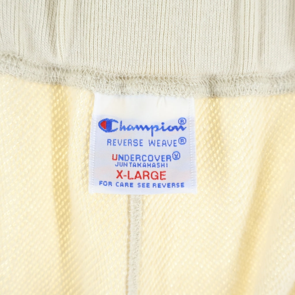 UNDERCOVER(アンダーカバー) ×Champion REVERSE WEAVE リバースウェブ スウェットハーフパンツ ショーツ ベージュ C8-D512
