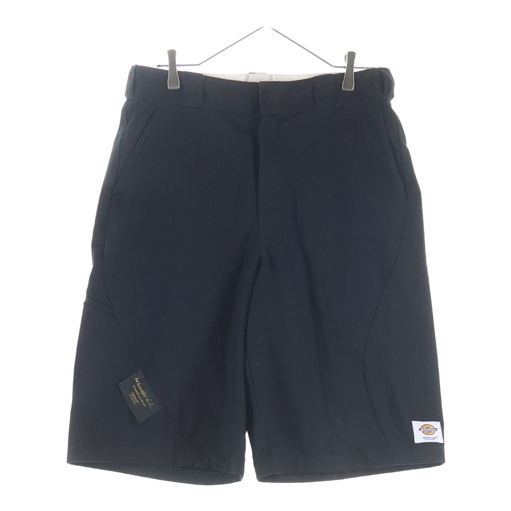 UNDERCOVER(アンダーカバー) ×Dickies T/C ツイルワークショーツ ハーフパンツ ブラック UC1F4509