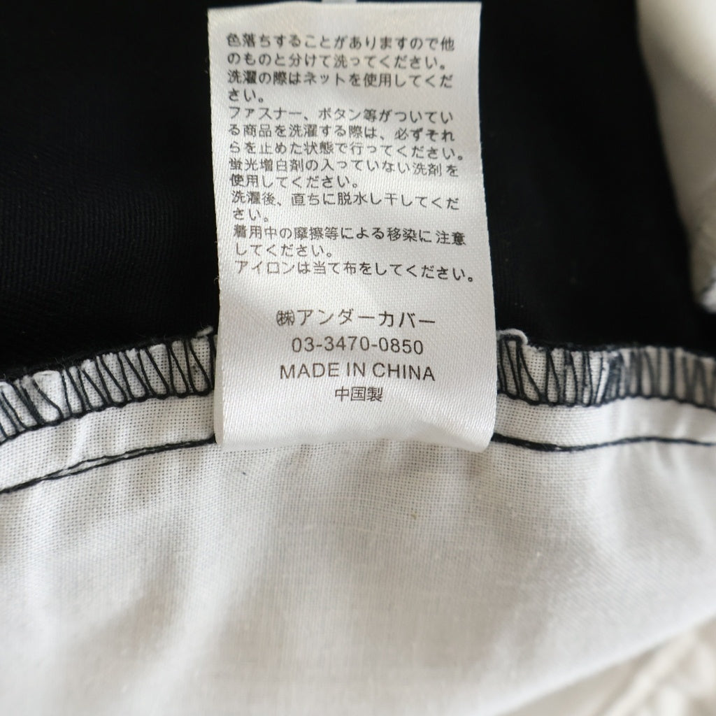 UNDERCOVER(アンダーカバー) ×Dickies T/C ツイルワークショーツ ハーフパンツ ブラック UC1F4509