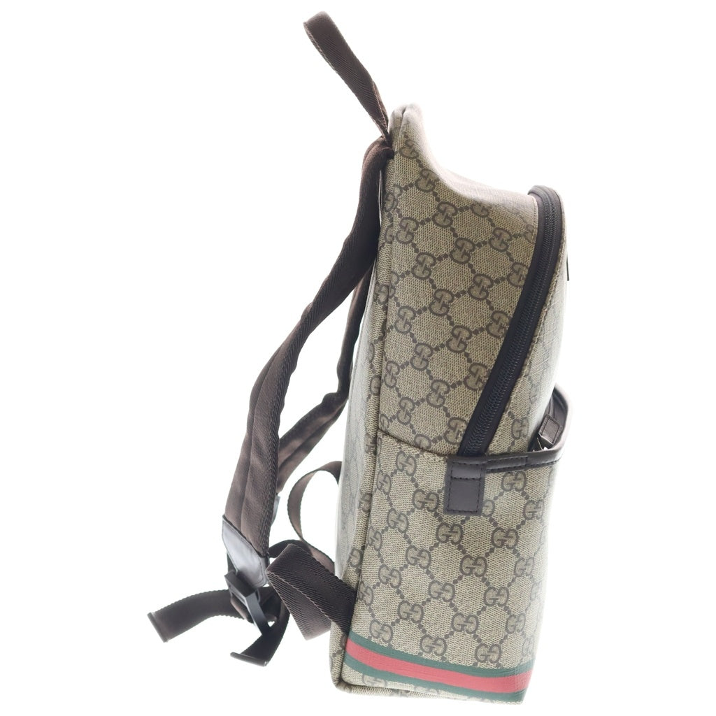 GUCCI(グッチ) GGスプリーム チルドレンズドッグ レザー バックパック リュックサック ベージュ 782708 レディース