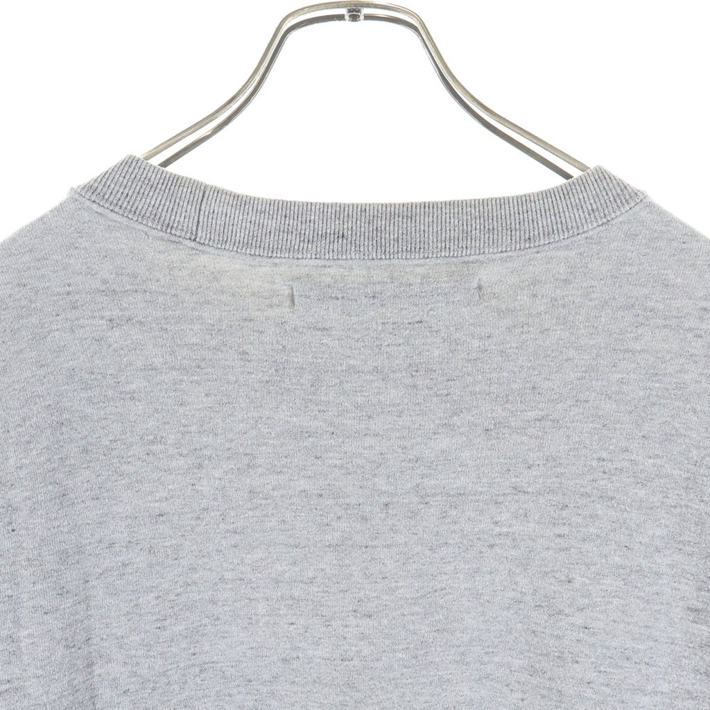 JOHN LAWRENCE SULLIVAN(ジョンローレンスサリバン) COTTON CREW NECK SWEAT コットンクルーネックスウェットトレーナー グレー