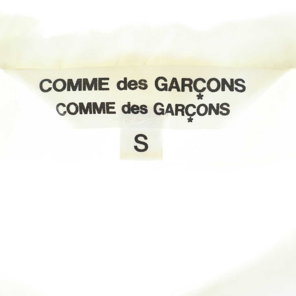 COMME des GARCONS(コムデギャルソン) 24AW ティアードフリルポリエステル 長袖シャツブラウス レディース ホワイト RN-B005