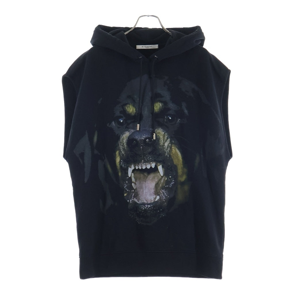 GIVENCHY(ジバンシィ) ロットワイラー ノースリーブ プルオーバーパーカー ブラック 15Y 7711 498