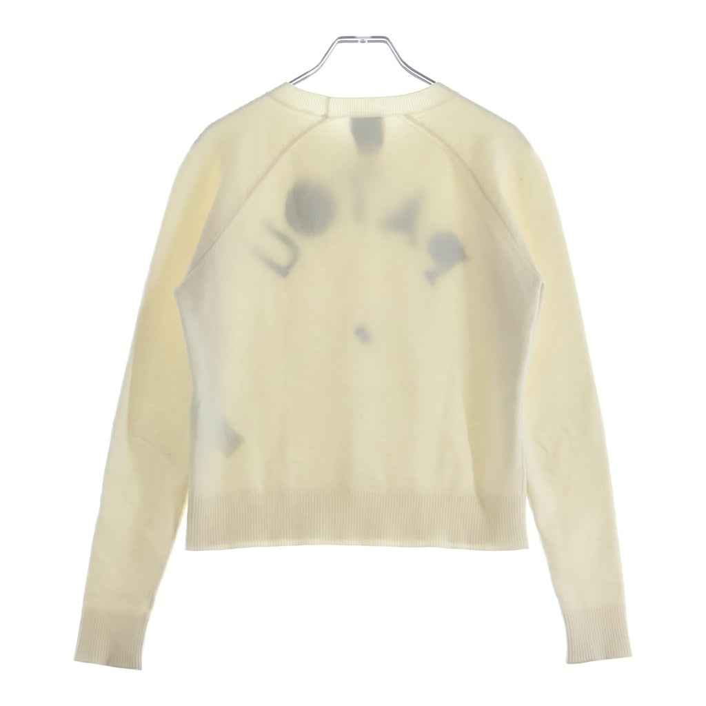 PATOU(パトゥー) 23SS クロップド丈 ロゴニット セーター アイボリー KN1108045001W レディース